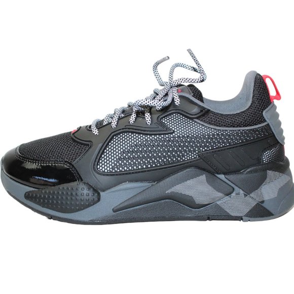 Puma "The Batman" Hero XRsX Lace Up Black Sneakers Men's 9 NEW! - Picture 2 of 12